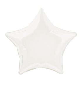 White Star Mylar Balloon