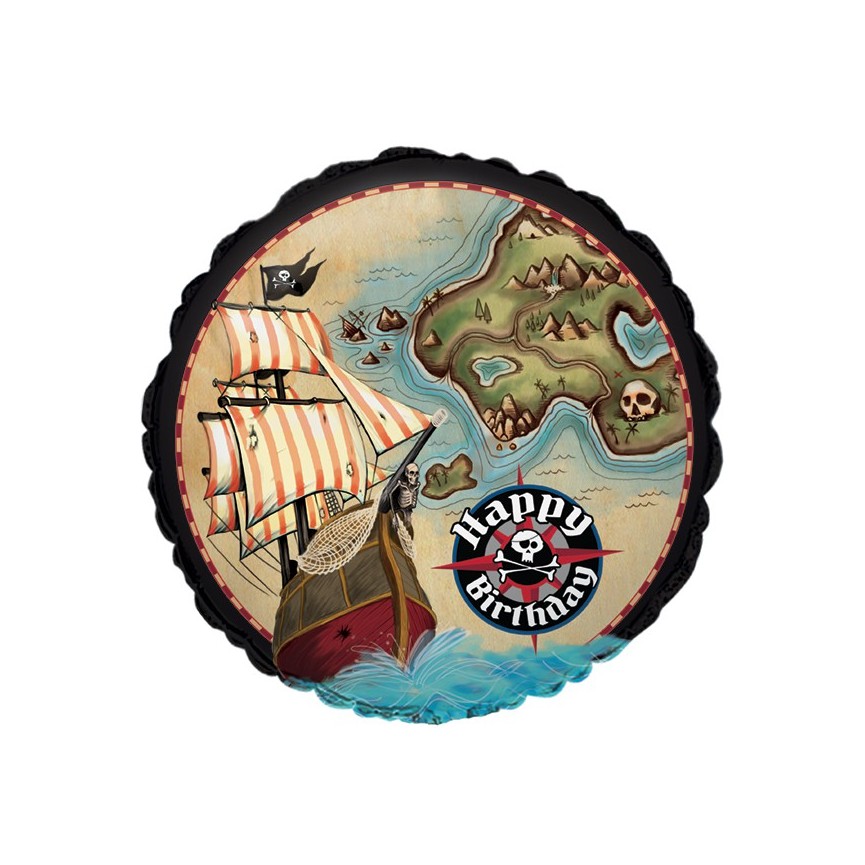 Ballon Mylar Pirate des Iles