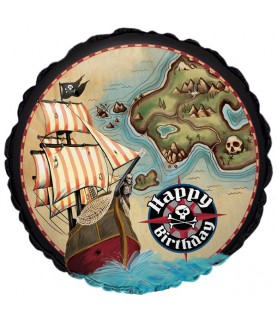 Pirate Island Mylar Balloon