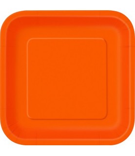 16 Orange Small Plates