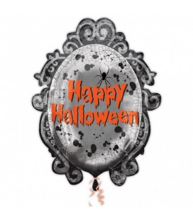 Ballon Mylar Cadre Miroir Happy Halloween