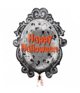 Ballon Mylar Cadre Miroir Happy Halloween