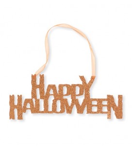 Happy Halloween Glitter Sign