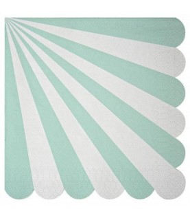 20 Grandes Serviettes Aqua Meri Meri