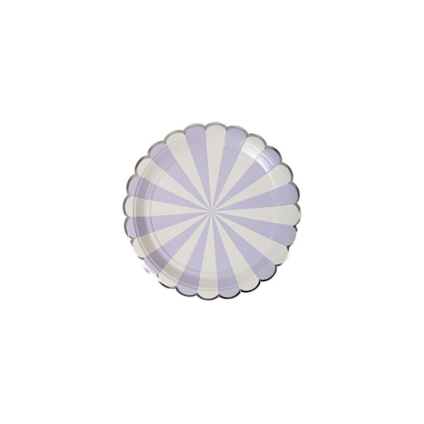 8 Lavender Meri Meri Big Plates