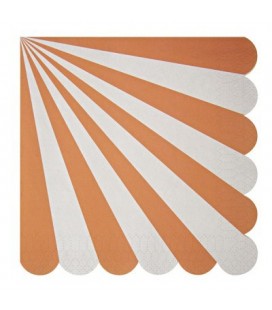 20 Orange Meri Meri Cake Napkins