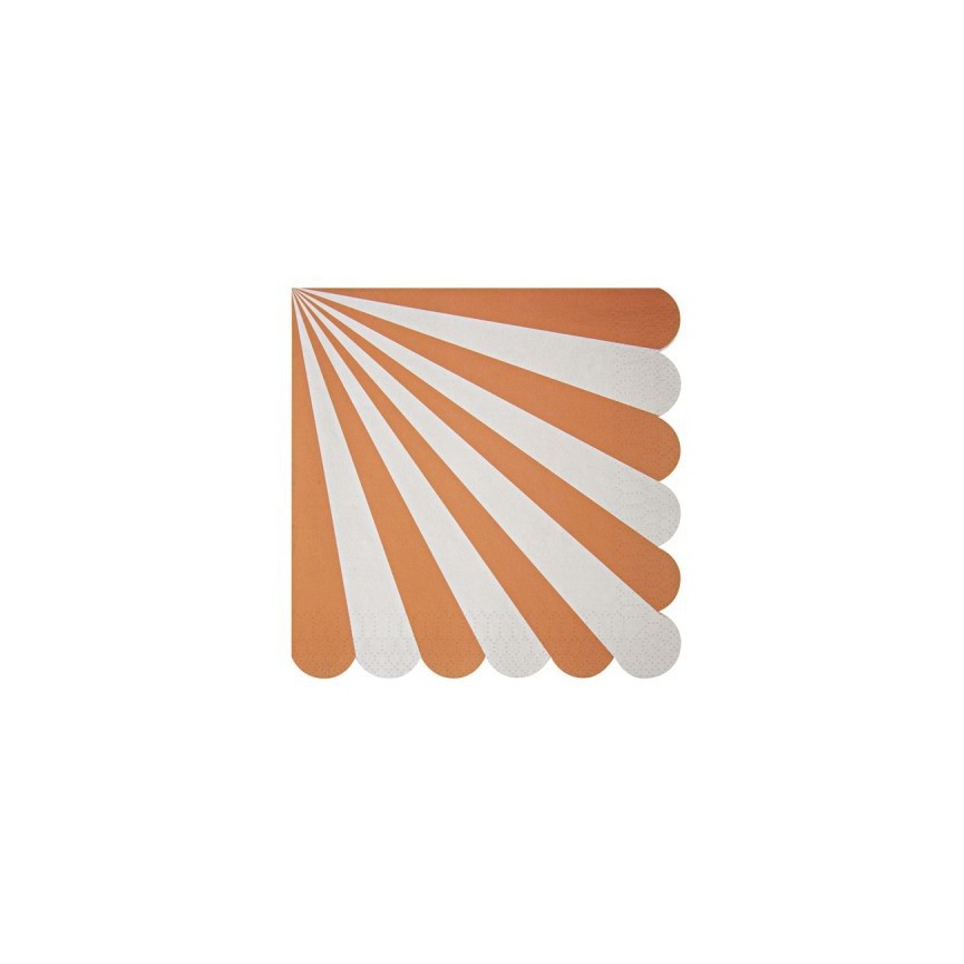 20 Orange Meri Meri Lunch Napkins