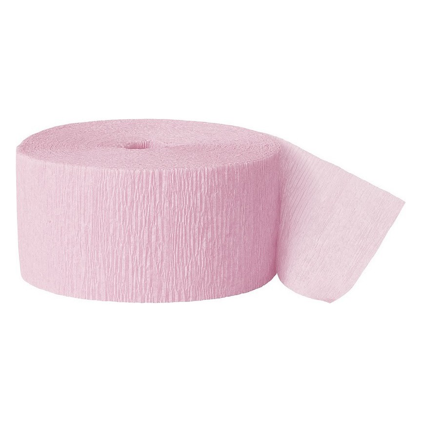 Pink Crepe Streamer