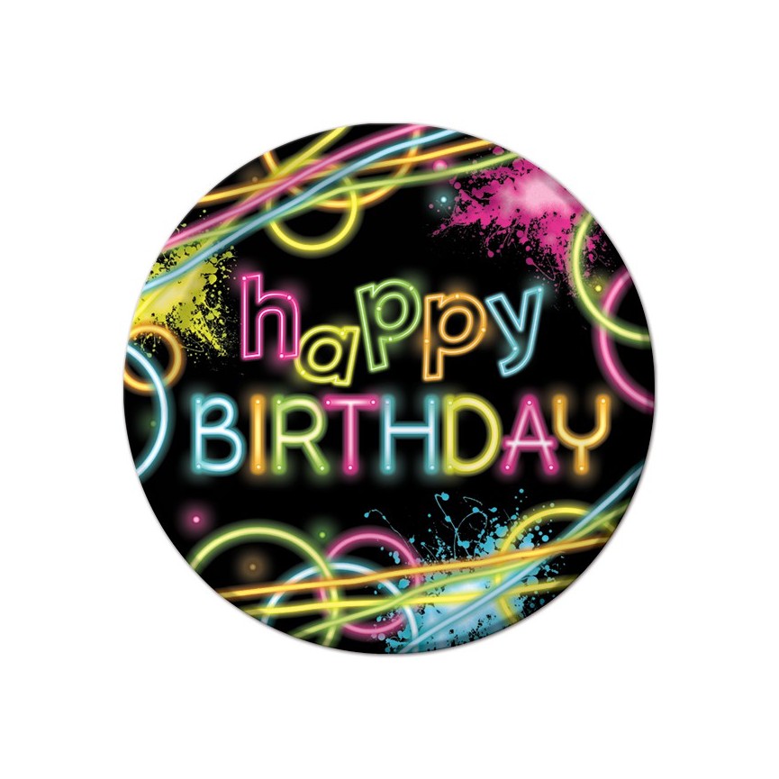 Glow Party Plates
