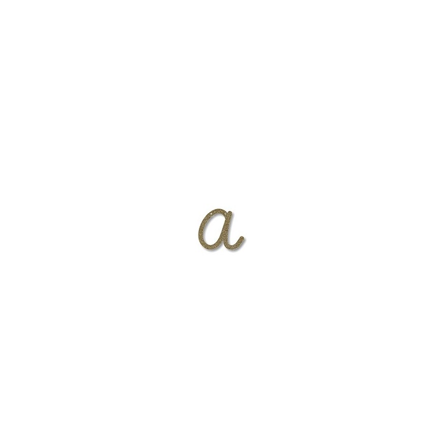 Acrylic Gold Glitter Letter A Acrylic Gold Glitter Letter A