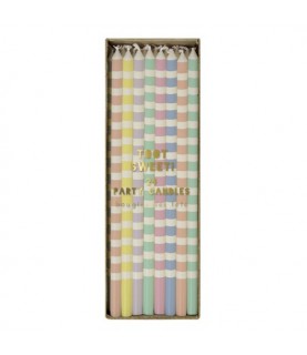 24 Bougies Pastels