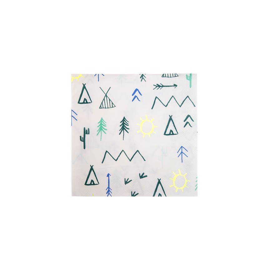 Teepee Party Napkins
