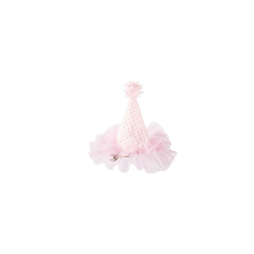 Mini Party Hat Pink Dots