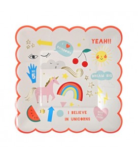 Unicorn Cake Plates