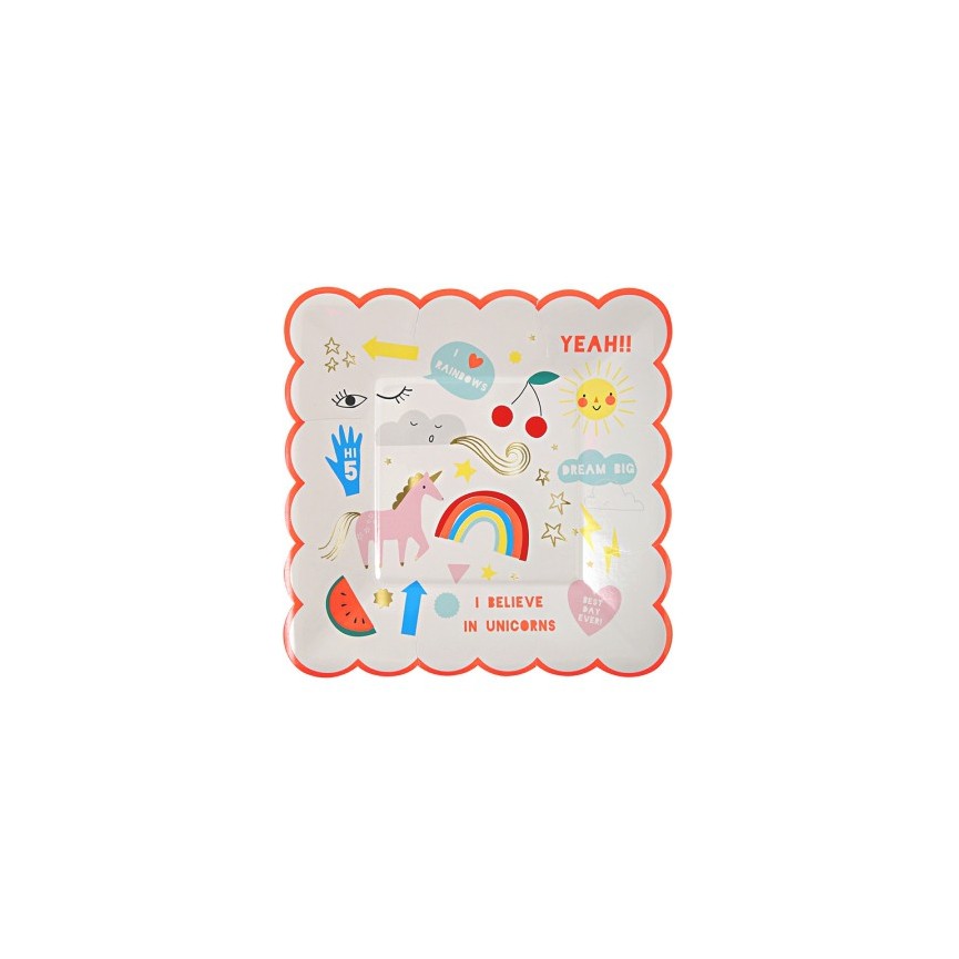 Unicorn Cake Plates Unicorn Cake Plates