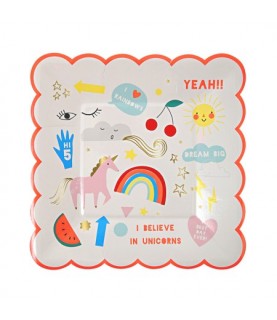 Unicorn Cake Plates