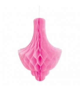 MagentaHoneycomb Chandelier