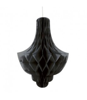 Black Honeycomb Chandelier