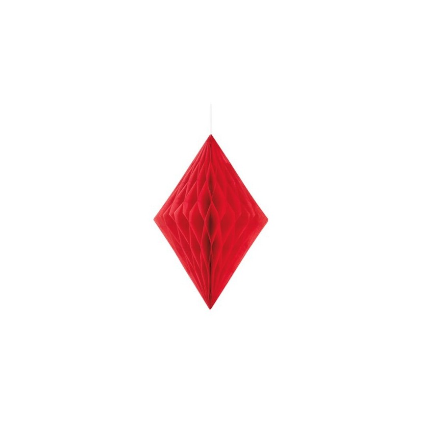 Red Honeycomb Diamond