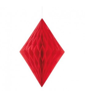 Red Honeycomb Diamond