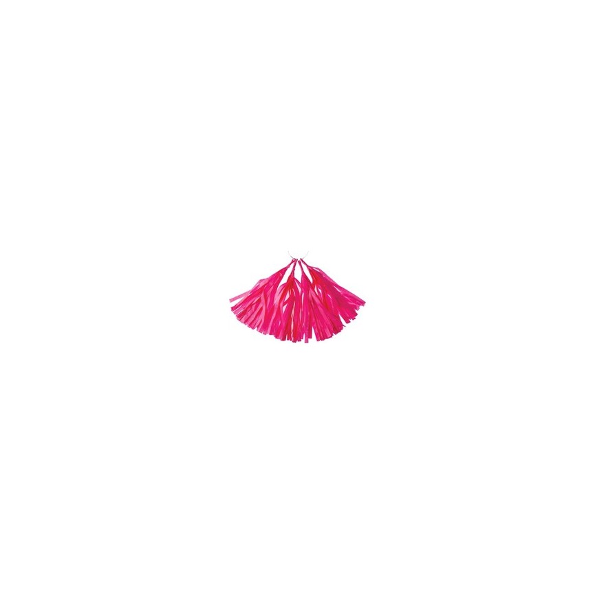 4 Fuchsia Tassels