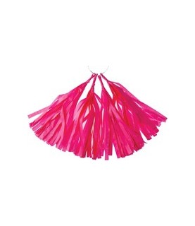 4 Fuchsia Tassels