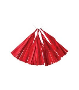 4 Red Tassels