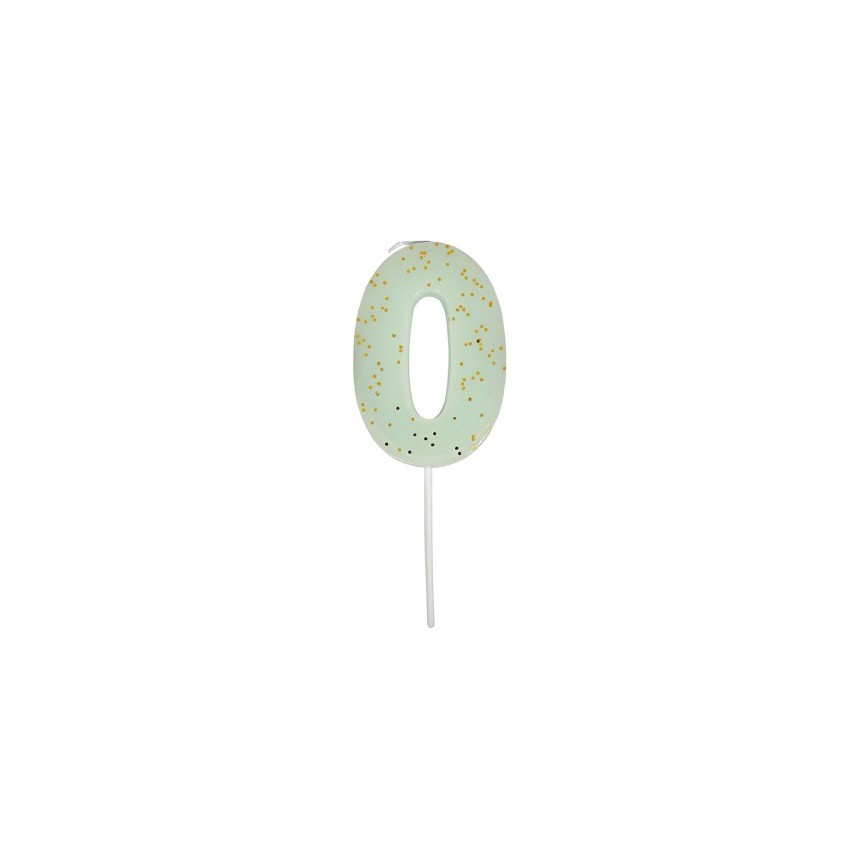 Bougie Chiffre 0 Menthe Bougie Chiffre 0 Menthe