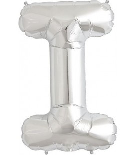 Silver I Mylar Balloon