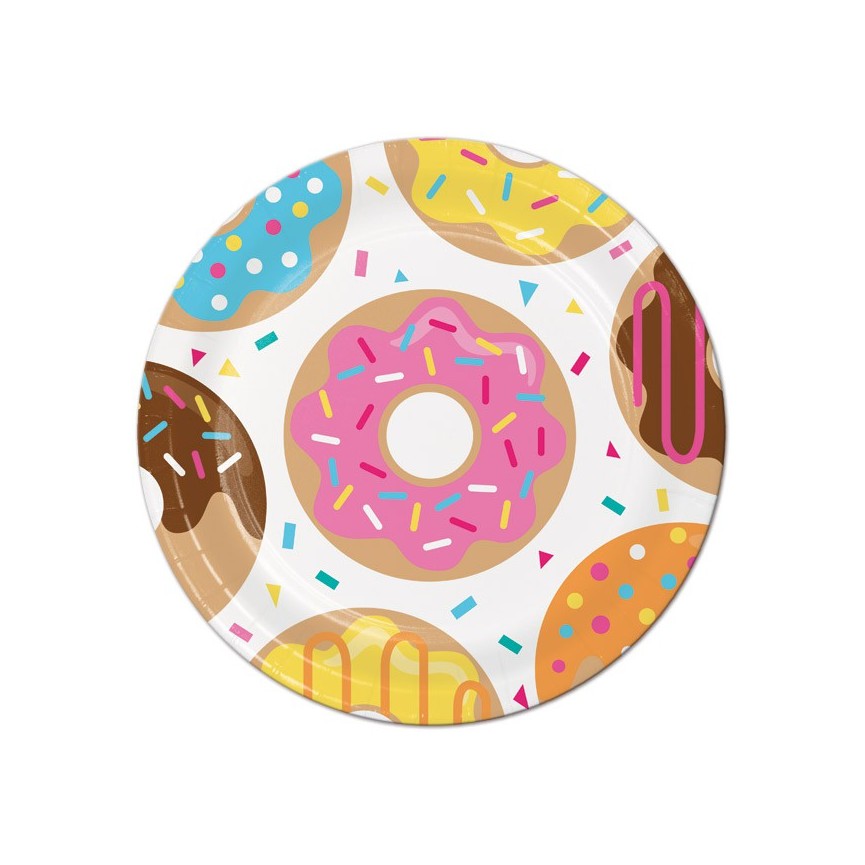 Donut Party Dinner Plates