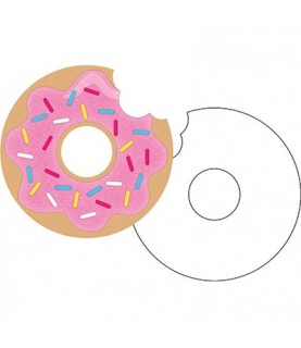 Donut Party Invitations