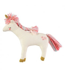 Knitted Unicorn Cushion