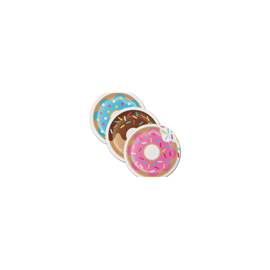 Donut Party Cake Plates