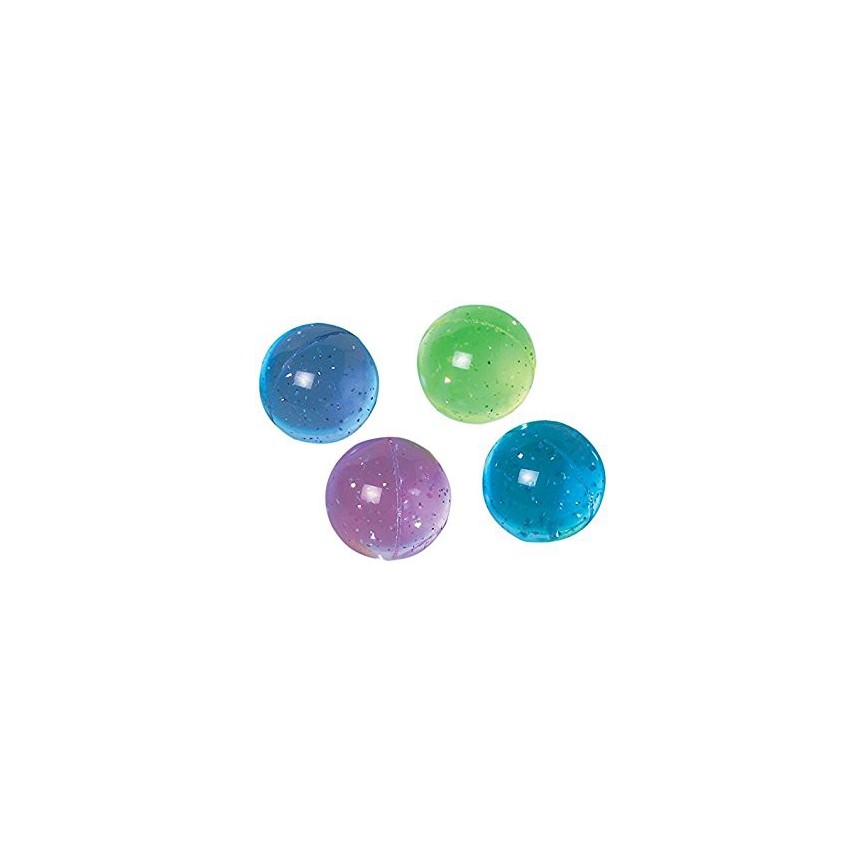 12 Balles Rebondissantes Paillettes