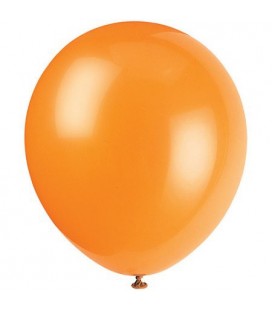 10 Ballons Oranges