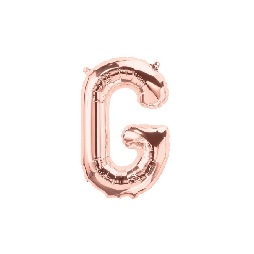 Ballon Mylar Rose Gold G Ballon Mylar Rose Gold G