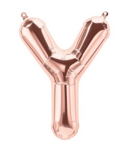 Rose Gold Y Mylar Balloon