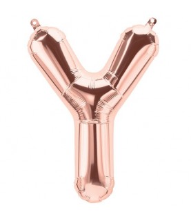 Rose Gold Y Mylar Balloon