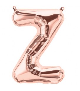 Rose Gold Folienluftballon "Z"