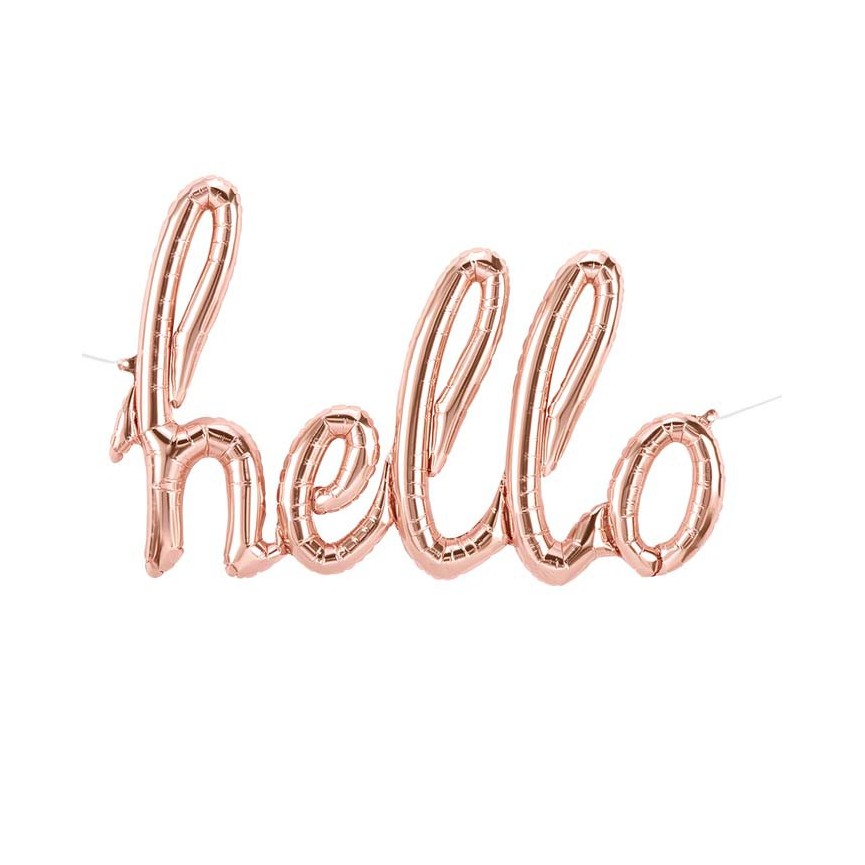 Ballon Mylar Hello Ballon Mylar Hello