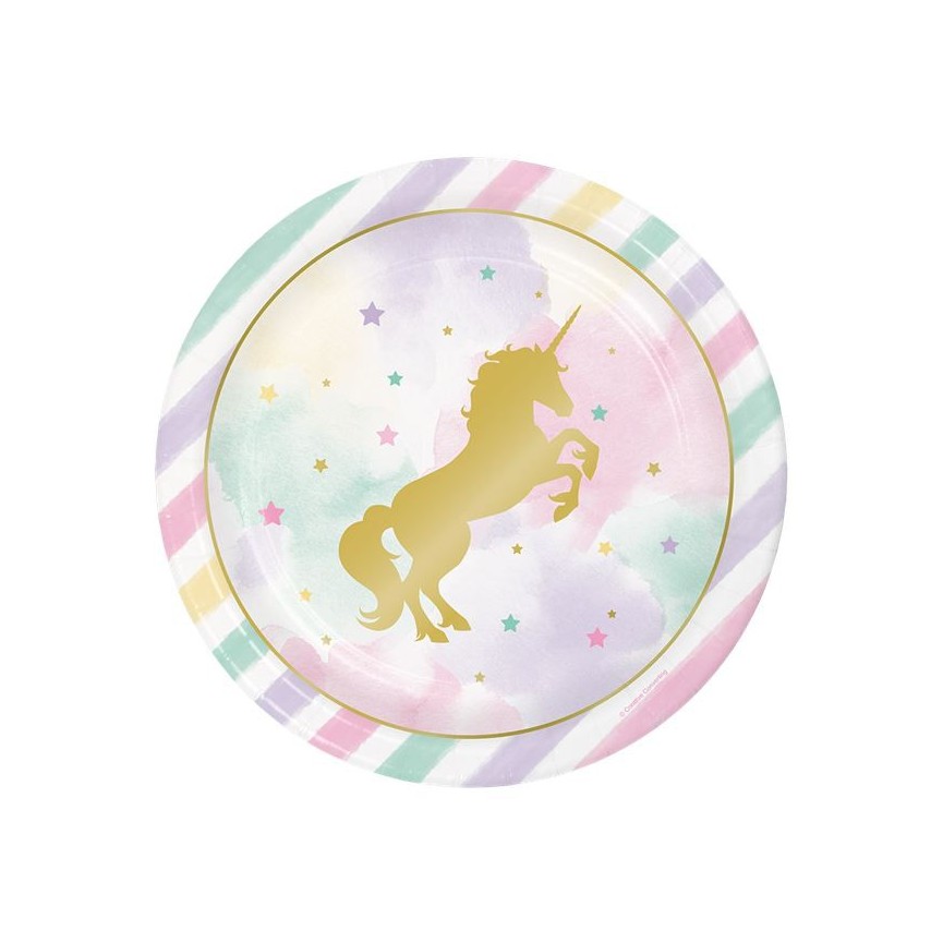 Unicorn Sparkle Plates