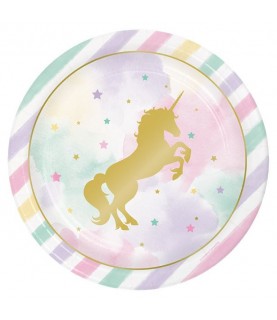 Unicorn Sparkle Plates