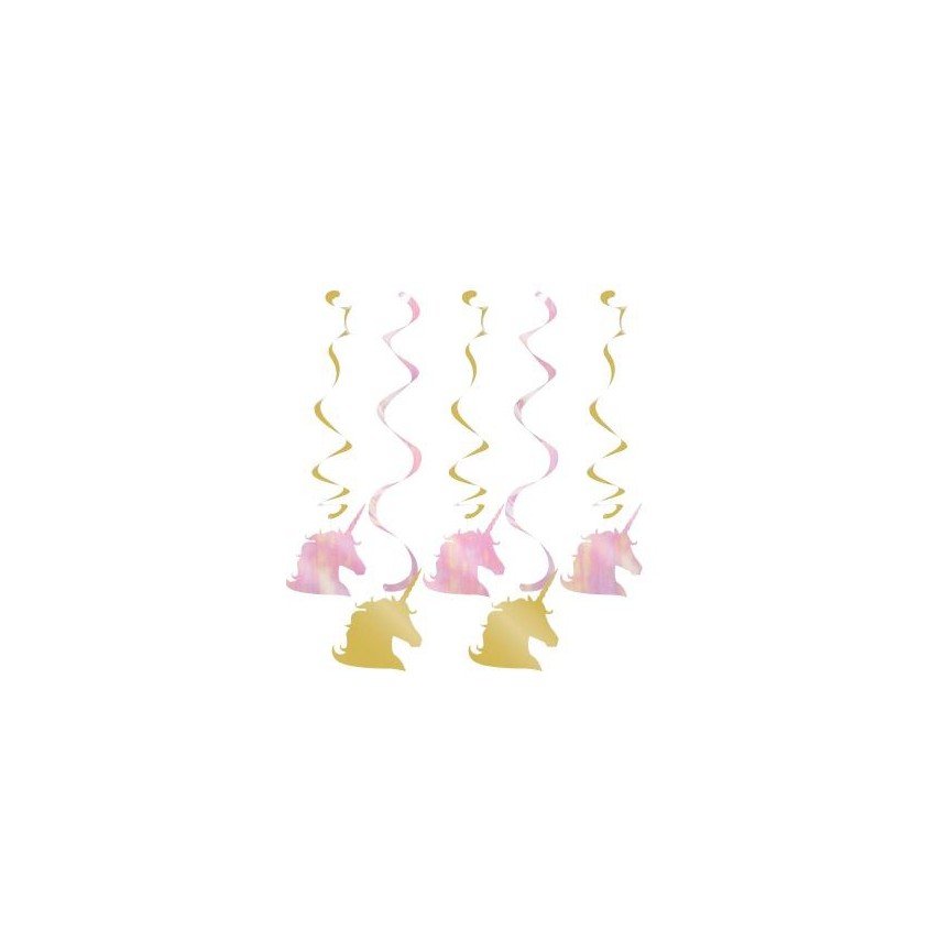 Unicorn Sparkle Dangler Decorations