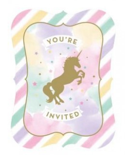 Unicorn Sparkle Invitations