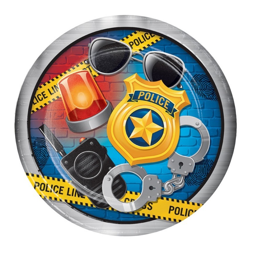 Police Party Plates