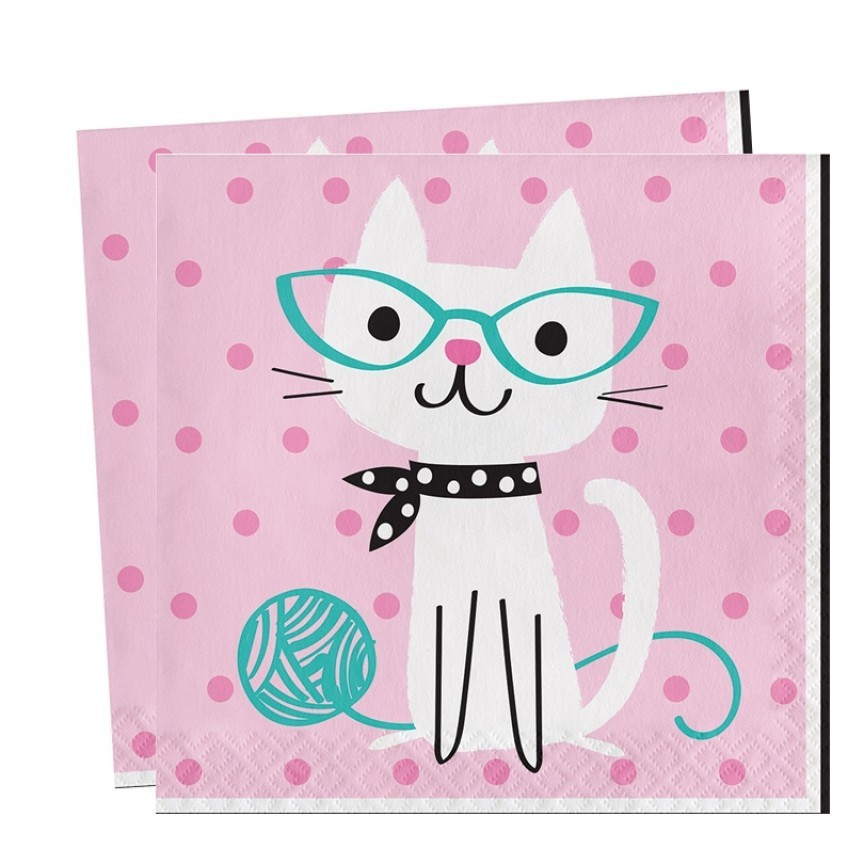 Cat Party Napkins