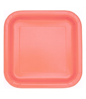 14 GRANDES ASSIETTES CORAIL