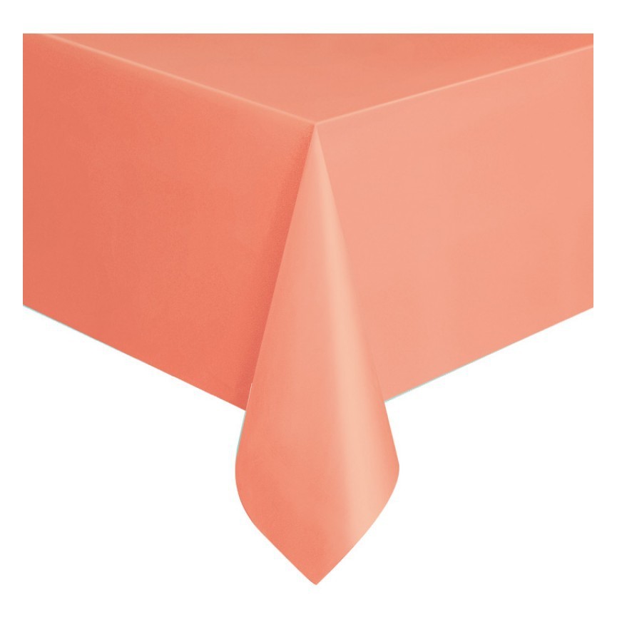 KORALLENROTE TISCHDECKE