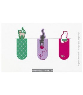 Magnetic Bookmarks Cats