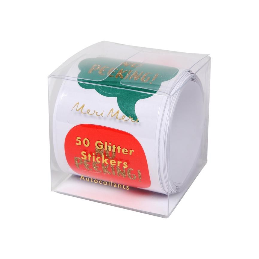No Peeking Roll Stickers